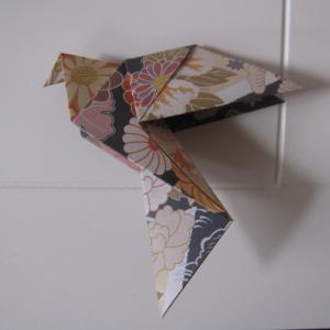 Colombe papier traditionnel origami